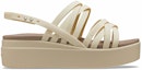 Order (W) Crocs Brooklyn Strappy Low Wedge 'Bone' Wanita 206751-2Y2