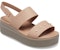 (Women) Crocs Brooklyn Studded Low Wedge 'Cork Mushroom' 209254-2DH