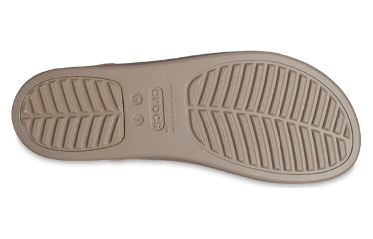 Purchase (Women) Crocs Brooklyn Studded Low Wedge 'Cork Mushroom' 209254-2DH
