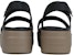(W) Sandal Crocs Brooklyn Tapak Tebal Hitam 'Black' 206453-07H