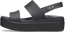 Buy (W) Selipar Kasut Kasual Hitam Tapak Tebal Crocs Brooklyn 206453-060