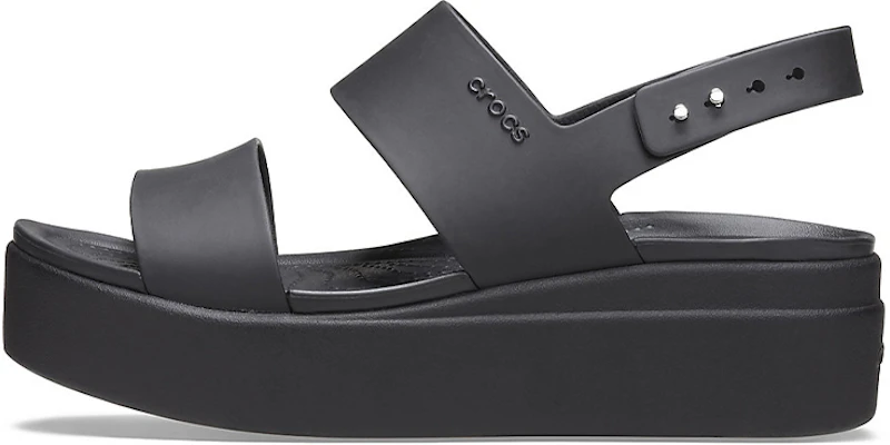 (W) Crocs布鲁克林厚底休闲黑色凉鞋 206453-060 Buy (W) Crocs布鲁克林厚底休闲黑色凉鞋 206453-060