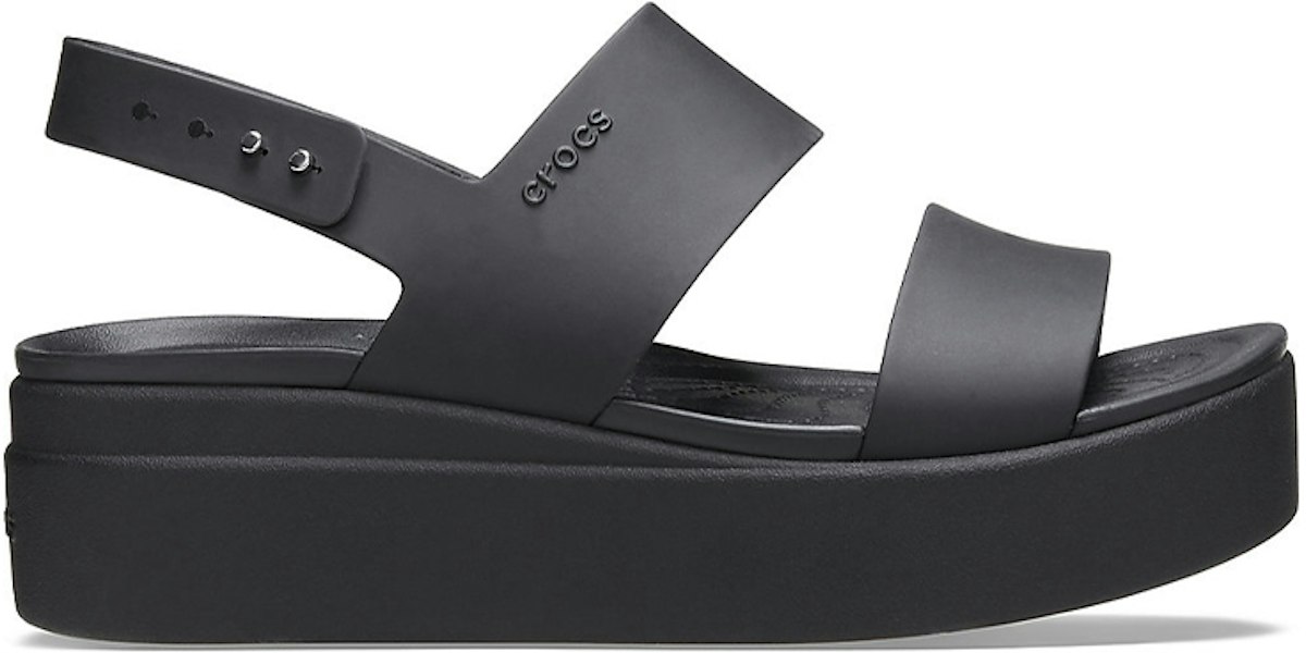 (W) Crocs布鲁克林厚底休闲黑色凉鞋 206453-060 Lookbook (W) Crocs布鲁克林厚底休闲黑色凉鞋 206453-060