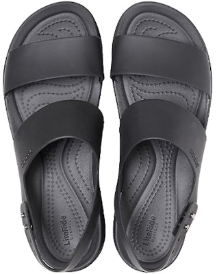 (Women) Crocs Brooklyn Thick Sole Casual Black Sandals 206453-060 Shop (Women) Crocs Brooklyn Thick Sole Casual Black Sandals 206453-060