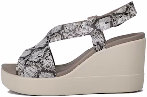 (Women) Crocs Brooklyn Thick Sole Gray Sandals 'Gray' 206222-93T (Women) Crocs Brooklyn Thick Sole Gray Sandals 'Gray' 206222-93T