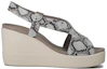 Order (W) Crocs 布鲁克林厚底灰色凉鞋 '灰' 206222-93T