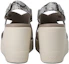 Lookbook (W) Crocs 布鲁克林厚底灰色凉鞋 '灰' 206222-93T