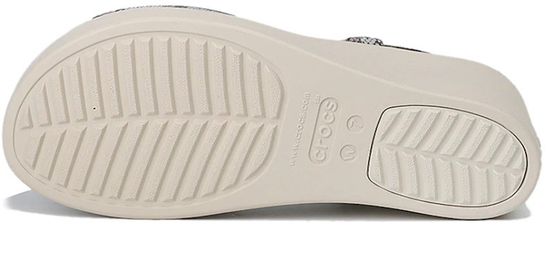 (W) Crocs 布鲁克林厚底灰色凉鞋 '灰' 206222-93T Shop (W) Crocs 布鲁克林厚底灰色凉鞋 '灰' 206222-93T