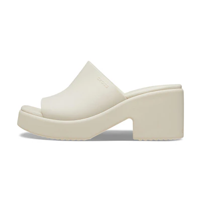 (W) Crocs Brooklyn Thick Sole Sandal 'Cement Grey'