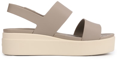 (W) Sandalias Crocs Brooklyn Suela Gruesa Gris 206453-15W Order (W) Sandalias Crocs Brooklyn Suela Gruesa Gris 206453-15W