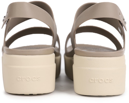Crocs 布魯克林厚底涼鞋 女款 蘑菇灰 Lookbook Crocs 布魯克林厚底涼鞋 女款 蘑菇灰