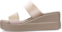 Buy (W) Crocs Brooklyn Wedge 'Champagne' Wanita 207640-99P