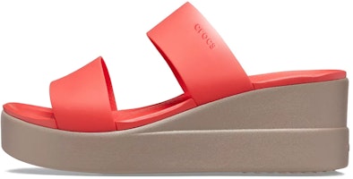 (Women) Crocs Brooklyn Wedge 'Red' 206219-6SQ (Women) Crocs Brooklyn Wedge 'Red' 206219-6SQ