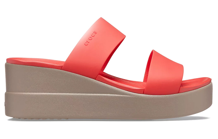 Order (Women) Crocs Brooklyn Wedge 'Red' 206219-6SQ
