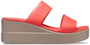 Order (Women) Crocs Brooklyn Wedge 'Red' 206219-6SQ