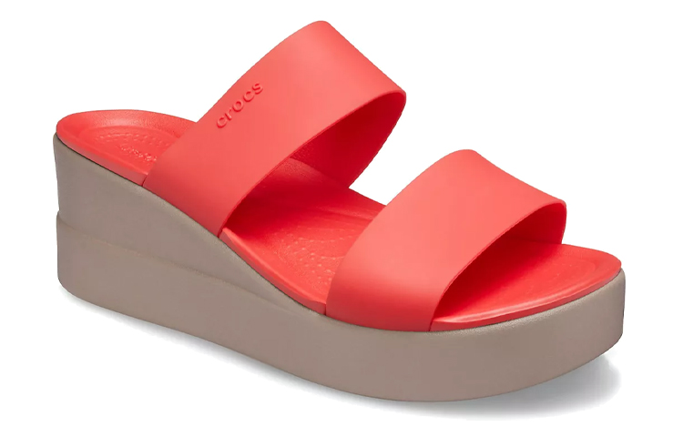 Lookbook (Women) Crocs Brooklyn Wedge 'Red' 206219-6SQ