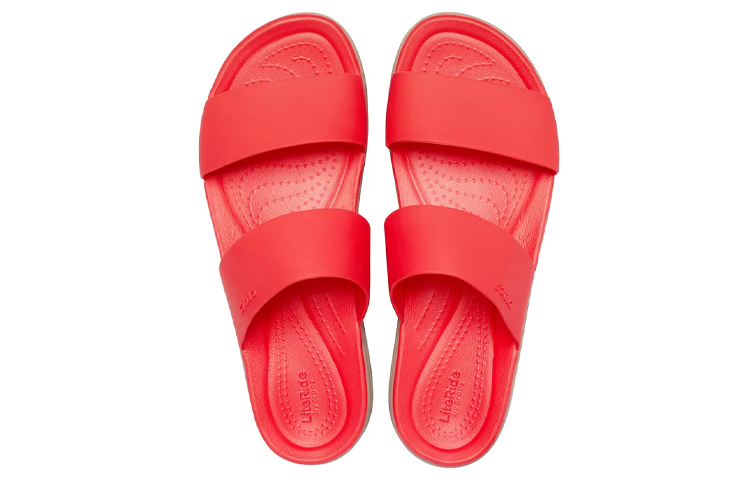 Purchase (Women) Crocs Brooklyn Wedge 'Red' 206219-6SQ