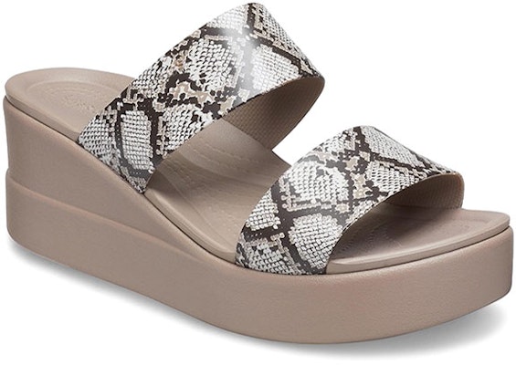 Crocs 布魯克林 坡跟輕便涼鞋 女款 蛇紋 Purchase Crocs 布魯克林 坡跟輕便涼鞋 女款 蛇紋