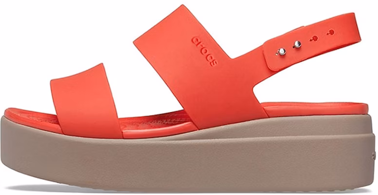 (W) Sandal Wedges Crocs Brooklyn 'Merah' 206453-6SQ Buy (W) Sandal Wedges Crocs Brooklyn 'Merah' 206453-6SQ