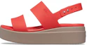 Buy (Women) Crocs Brooklyn Wedge Sandal 'Red' 206453-6SQ