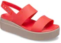 Lookbook (Women) Crocs Brooklyn Wedge Sandal 'Red' 206453-6SQ