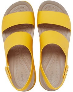 Crocs卡駱馳 布魯克林厚底涼鞋 女款 黃色 Purchase Crocs卡駱馳 布魯克林厚底涼鞋 女款 黃色