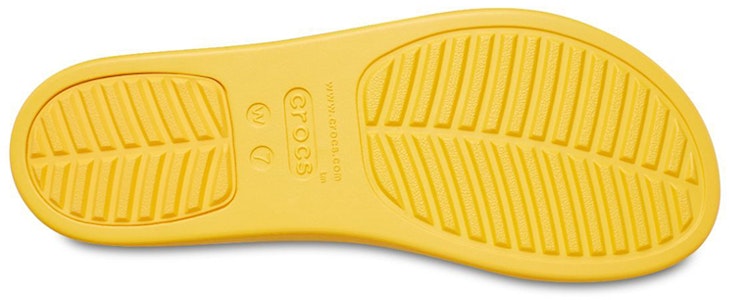 Crocs卡駱馳 布魯克林厚底涼鞋 女款 黃色 Sizing Crocs卡駱馳 布魯克林厚底涼鞋 女款 黃色