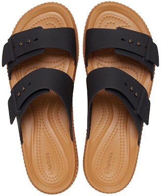 (Women) Crocs Brooklyn Woven Buckle Sandals 'Black Brown' 209978-001 Lookbook (Women) Crocs Brooklyn Woven Buckle Sandals 'Black Brown' 209978-001