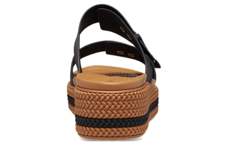 Purchase Crocs卡骆驰 舒適簡約百搭 一字拖鞋 4.5cm 女款 黑色