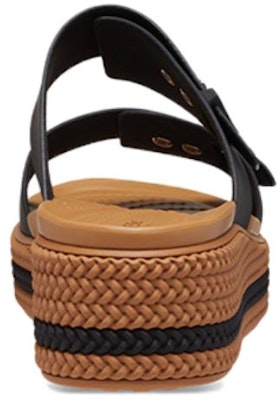 (Women) Crocs Brooklyn Woven Buckle Sandals 'Black Brown' 209978-001 Purchase (Women) Crocs Brooklyn Woven Buckle Sandals 'Black Brown' 209978-001