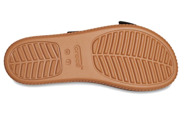 Details for Crocs卡骆驰 舒適簡約百搭 一字拖鞋 4.5cm 女款 黑色