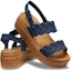 Lookbook (W) Sandal Baji Anyaman Crocs Brooklyn 'Biru Coklat' 209977-410