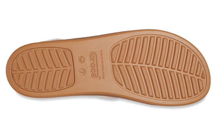 Purchase Crocs卡樂駝 悠閒舒適 一字帶涼鞋 4.5cm 女款 白色