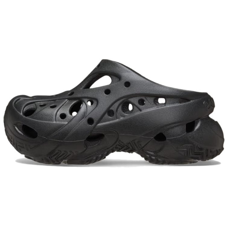 (Women) Crocs Caged Clog EVA Fashion Breathable Black Hole Shoes 211141-001