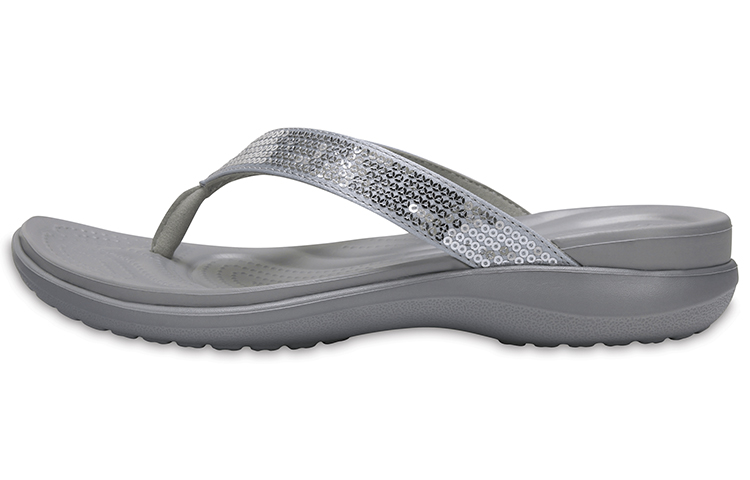 (Women) Crocs Capri 'Grey Sequins' 204311-040