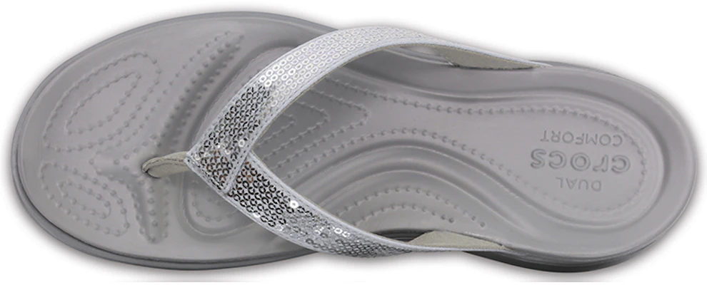 (W) Crocs Capri 'Gris con Lentejuelas' 204311-040 Lookbook (W) Crocs Capri 'Gris con Lentejuelas' 204311-040