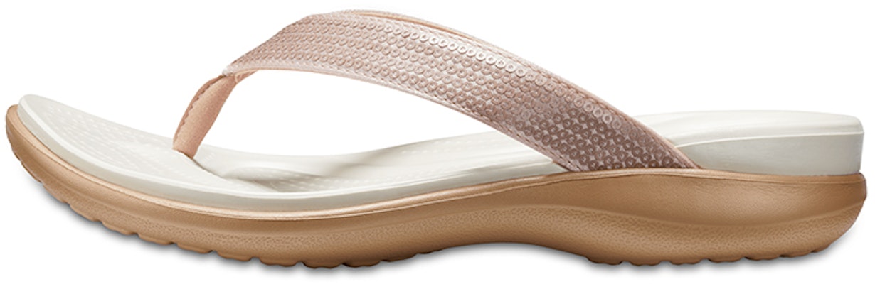 (Women) Crocs Capri 'Sequins Brown' 204311-7D9 Buy (Women) Crocs Capri 'Sequins Brown' 204311-7D9