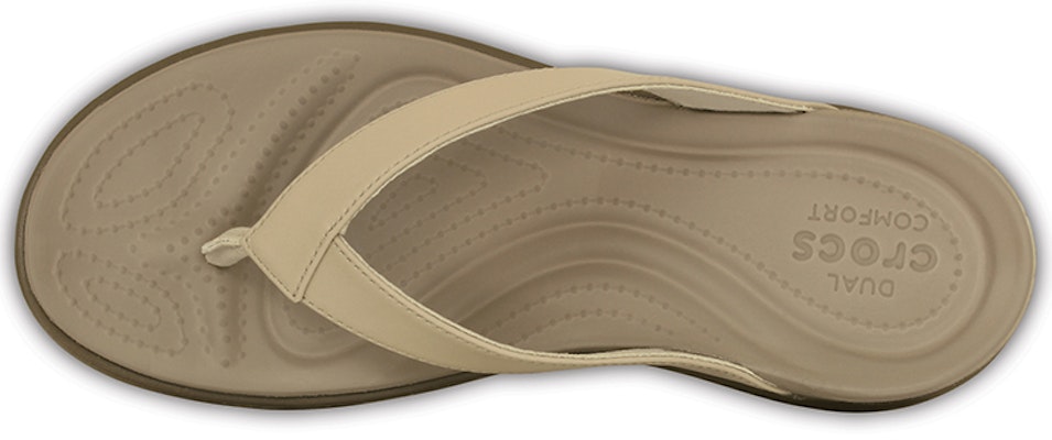 (Women) Crocs Capri Flip-Flop 'Brown' 202502-27L Lookbook (Women) Crocs Capri Flip-Flop 'Brown' 202502-27L