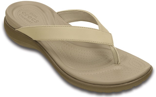(Women) Crocs Capri Flip-Flop 'Brown' 202502-27L Shop (Women) Crocs Capri Flip-Flop 'Brown' 202502-27L