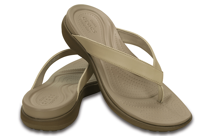 Purchase (W) Crocs Capri Sandal Jepit 'Cokelat' 202502-27L