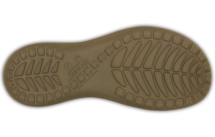 Sizing (W) Crocs Capri Sandal Jepit 'Cokelat' 202502-27L