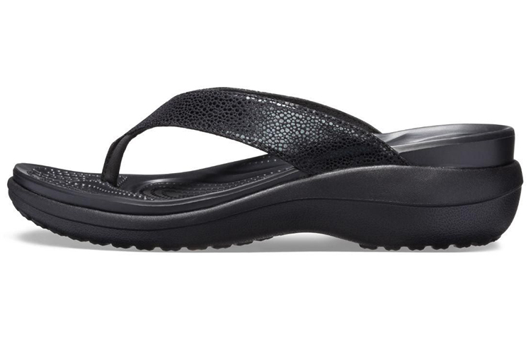 (Women) Crocs Capri Flip-Flop 'Pure Black' 205782-060