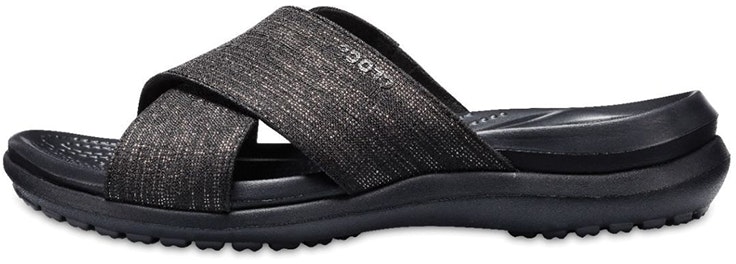 women-crocs-capri-shimmer-black-sporty-slip-resistant-slide-204908-060