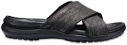 Order (W) クロックス Capri シャイン スポーツ サンダル (黒) 204908-060