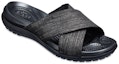 Lookbook (W) Crocs Capri Shimmer 'Hitam Sporty Anti-Licin Slide' 204908-060