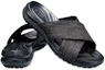 Shop (W) クロックス Capri シャイン スポーツ サンダル (黒) 204908-060