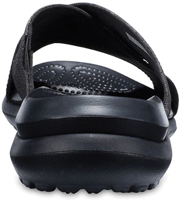 (Women) Crocs Capri Shimmer 'Black Sporty Slip-Resistant Slide' 204908-060 Details for (Women) Crocs Capri Shimmer 'Black Sporty Slip-Resistant Slide' 204908-060