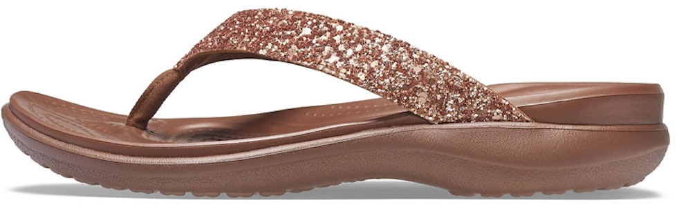 (W) Crocs Capri V Glitter 'Perunggu Luar Ruangan' 206781-854 Buy (W) Crocs Capri V Glitter 'Perunggu Luar Ruangan' 206781-854