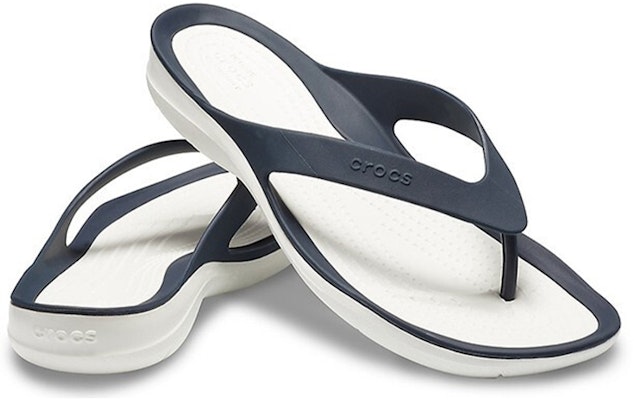 Crocs 休閒舒適人字拖鞋 女款 深藍 Shop Crocs 休閒舒適人字拖鞋 女款 深藍