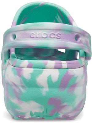 (Women) Crocs Classic 'Light Green Marble Cloud' 207176-3U5 Details for (Women) Crocs Classic 'Light Green Marble Cloud' 207176-3U5